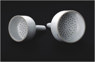 Funnel With Perforated Filter，Glazed