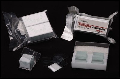 Microscope Cover Glass - Economy Class Package of 10x100 PCS/Vacuum Tropical Pack Special Dimensions