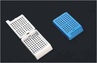 Embedding Cassettes, POM Material Square Holes 1.6X1.6mm, Removed Lid White/Blue/Pink/Yellow/Green