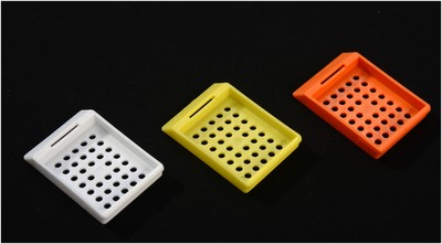 Embedding Cassettes, POM Material Round Holes, Removed Lid White/Blue/Pink/Yellow/Green Colore Chose